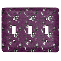 Witches On Halloween Light Switch Cover (3 Toggle Plate)