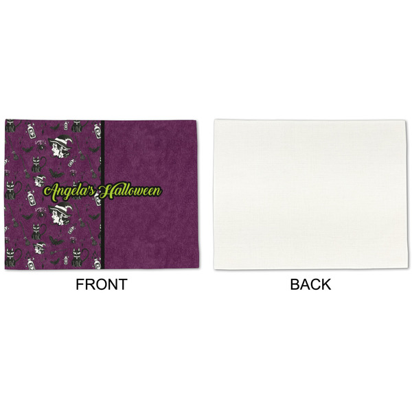 Witches On Halloween Linen Placemat - APPROVAL Single (single sided)