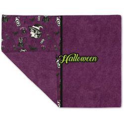 Witches On Halloween Double-Sided Linen Placemat - Single w/ Name or Text
