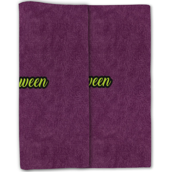 Witches On Halloween Linen Placemat - Folded Half (double sided)