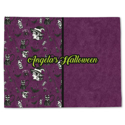 Witches On Halloween Single-Sided Linen Placemat - Single w/ Name or Text
