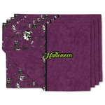 Witches On Halloween Linen Placemat w/ Name or Text