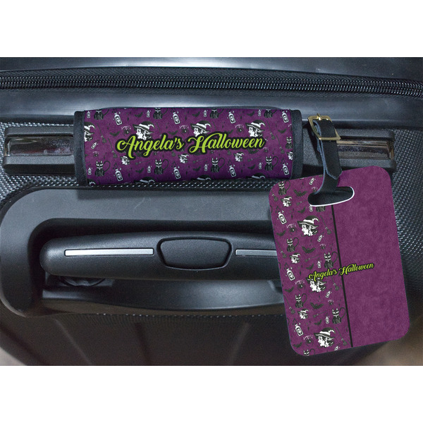 Witches On Halloween Luggage Wrap & Tag