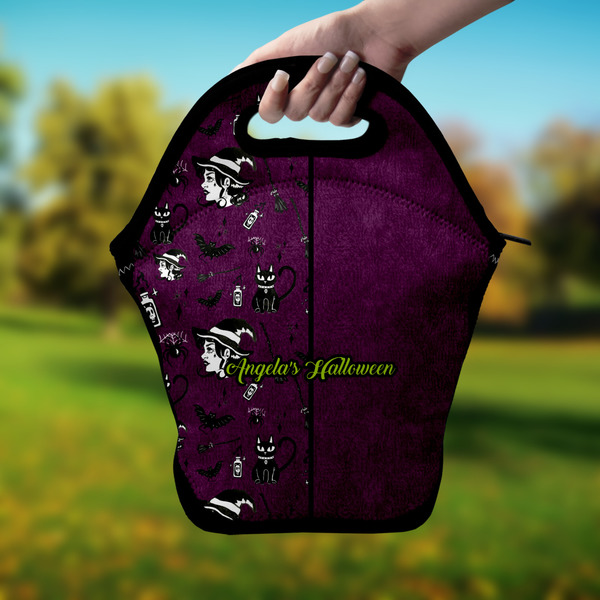 Witches On Halloween Lunch Bag - Hand