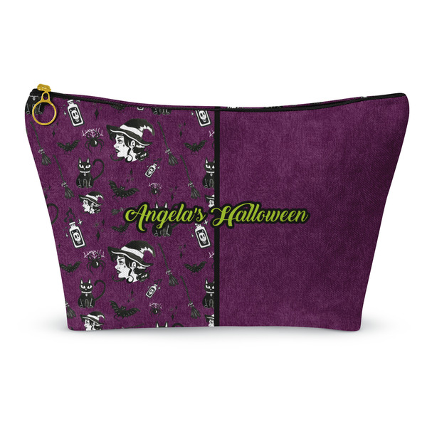Custom Witches On Halloween Makeup Bag - Large - 12.5"x7" (Personalized)