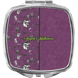 Witches On Halloween Compact Makeup Mirror (Personalized)