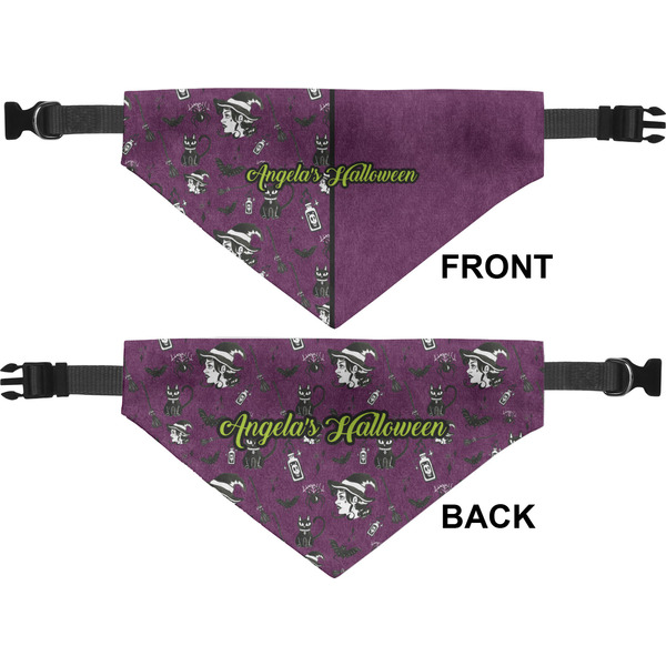 Witches On Halloween Medium Dog Bandana Approval
