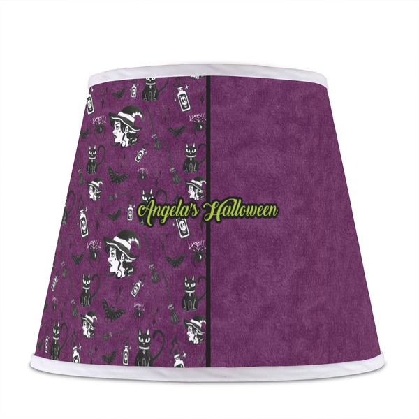 Witches On Halloween Poly Film Empire Lampshade - Front View