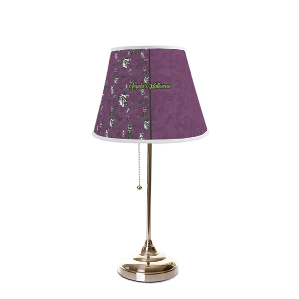 Witches On Halloween Poly Film Empire Lampshade - On Stand