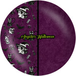Witches On Halloween Melamine Plate (Personalized)