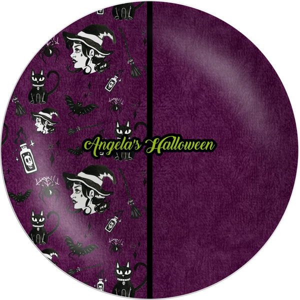 Custom Witches On Halloween Melamine Plate (Personalized)