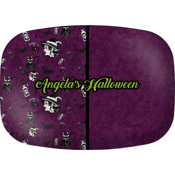 Custom Witches On Halloween Melamine Platter (Personalized)