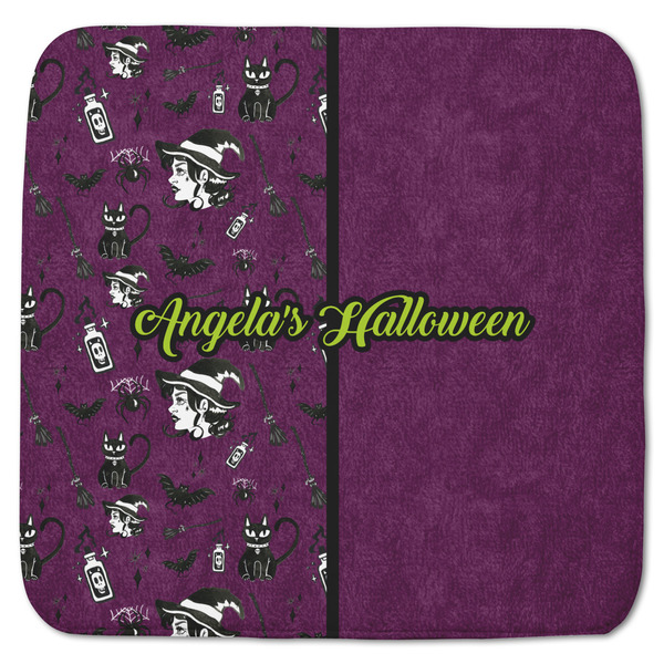Custom Witches On Halloween Memory Foam Bath Mat - 48"x48" (Personalized)