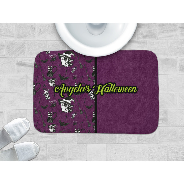 Witches On Halloween Memory Foam Bath Mat - LIFESTYLE 34x21