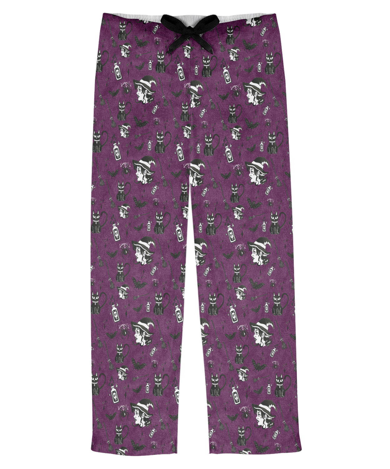 Witches On Halloween Mens Pajama Pants M (Personalized) YouCustomizeIt