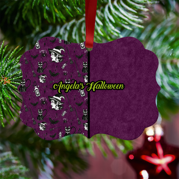 Witches On Halloween Metal Benilux Ornament - Lifestyle