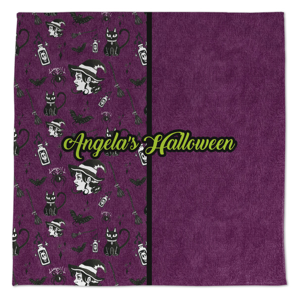 Custom Witches On Halloween Microfiber Dish Towel (Personalized)