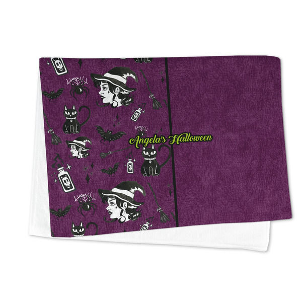 Witches On Halloween Microfiber Dish Towel - FOLDED HALF