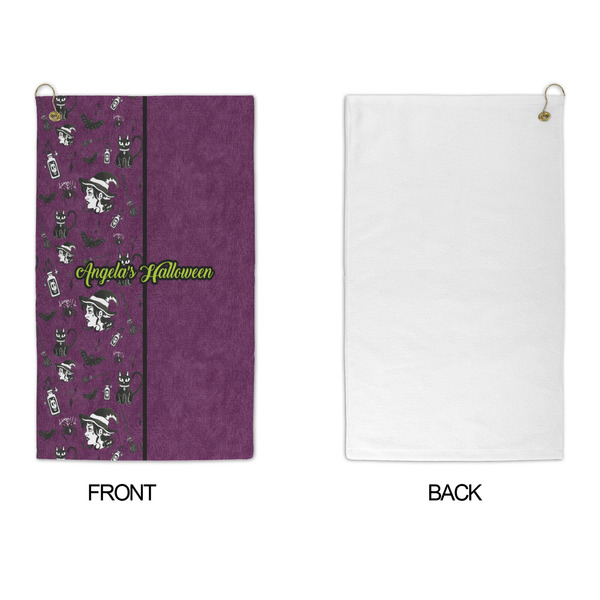 Witches On Halloween Microfiber Golf Towels - APPROVAL