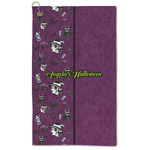 Witches On Halloween Microfiber Golf Towel (Personalized)
