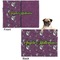 Witches On Halloween Microfleece Dog Blanket - Regular - Front & Back
