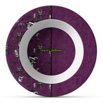 Witches On Halloween Plastic Bowl - Microwave Safe - Composite Polymer (Personalized)