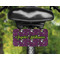 Witches On Halloween Mini License Plate on Bicycle - LIFESTYLE Two holes