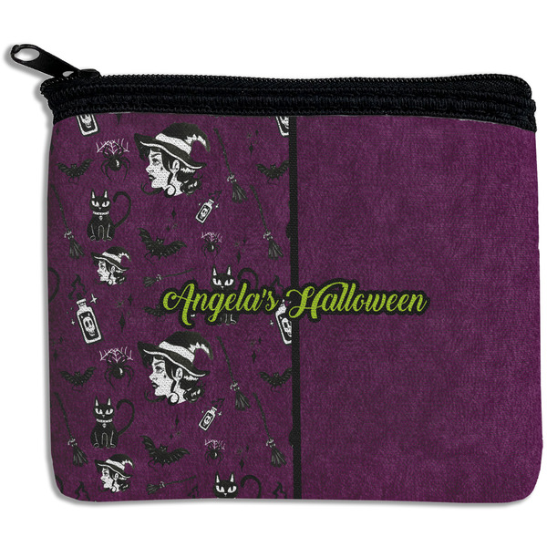 Custom Witches On Halloween Rectangular Coin Purse (Personalized)