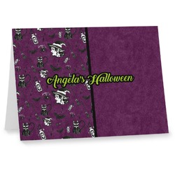 Witches On Halloween Note cards (Personalized)