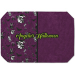 Witches On Halloween Dining Table Mat - Octagon (Single-Sided) w/ Name or Text