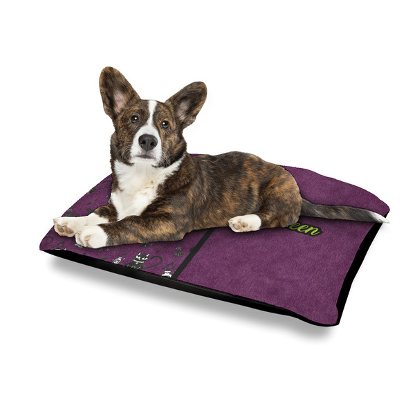 Witches On Halloween Outdoor Dog Beds - Medium - IN CONTEXT