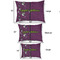 Witches On Halloween Outdoor Dog Beds - SIZE CHART