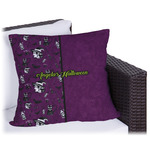 Witches On Halloween Outdoor Pillow - 16" (Personalized)
