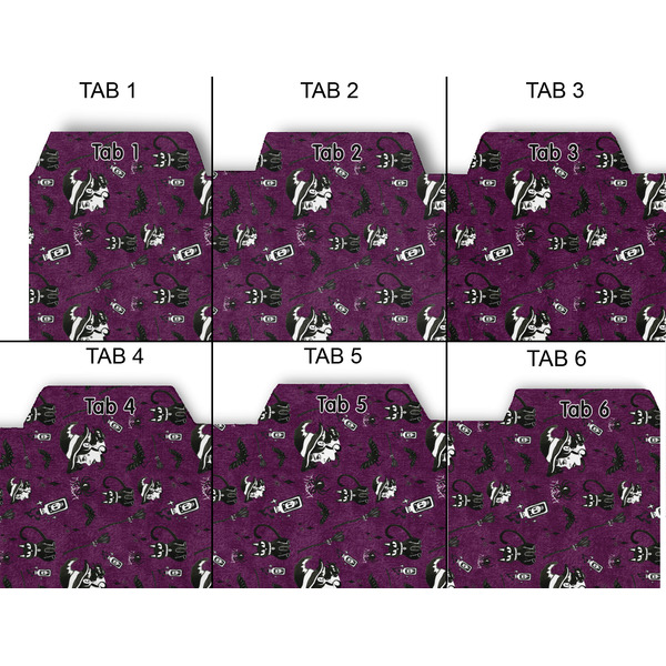 Witches On Halloween Page Dividers - Set of 6 - Approval