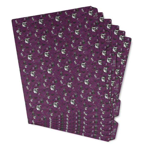 Custom Witches On Halloween Binder Tab Divider - Set of 6 (Personalized)