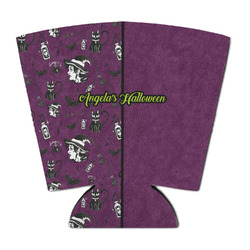 Witches On Halloween Party Cup Sleeve - with Bottom (Personalized)