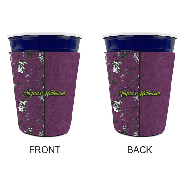 Witches On Halloween Party Cup Sleeves - without bottom - Approval