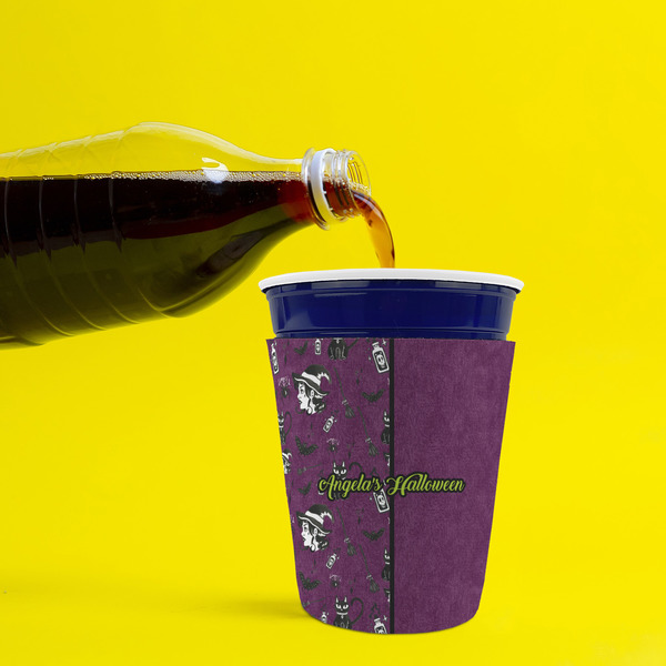 Witches On Halloween Party Cup Sleeves - without bottom - Lifestyle