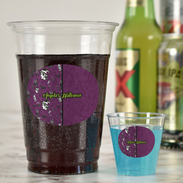 Witches On Halloween Party Cups - 16oz - In Context