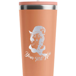 Witches On Halloween RTIC Everyday Tumbler with Straw - 28oz - Peach - Double-Sided (Personalized)