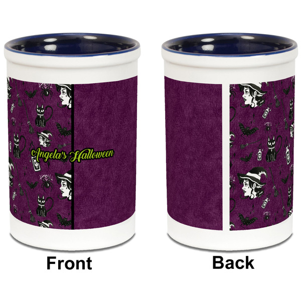 Witches On Halloween Pencil Holder - Blue - approval