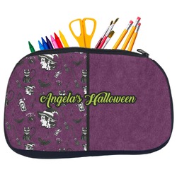 Witches On Halloween Neoprene Pencil Case - Medium w/ Name or Text
