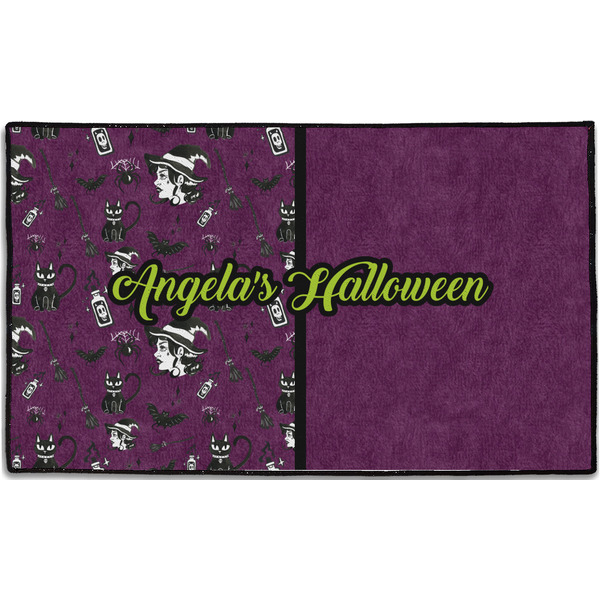 Custom Witches On Halloween Door Mat - 60"x36" (Personalized)