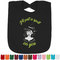 Witches On Halloween Personalized Black Bib