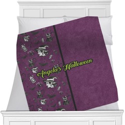Witches On Halloween Minky Blanket (Personalized)