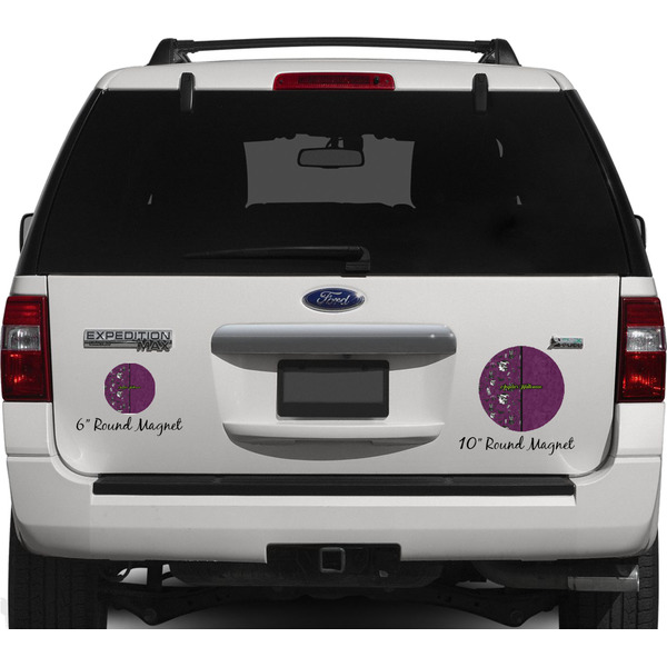 Witches On Halloween Personalized Car Magnets on Ford Explorer
