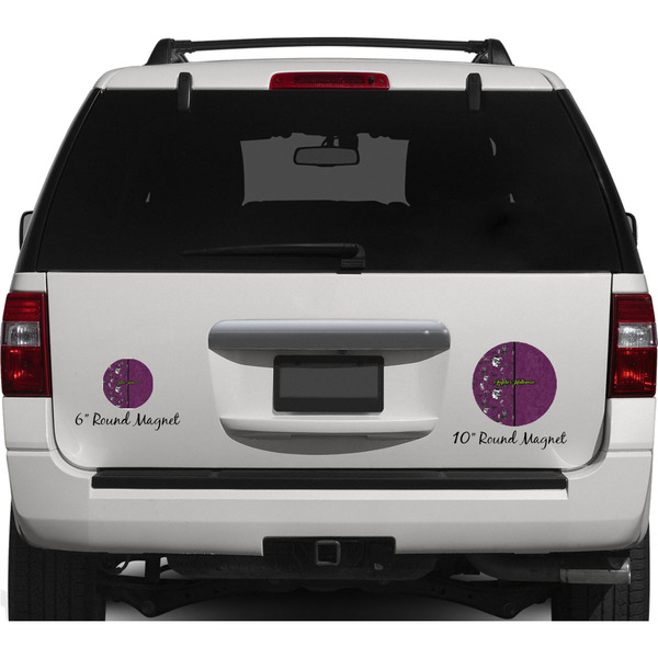 Witches On Halloween Personalized Car Magnets on Ford Explorer