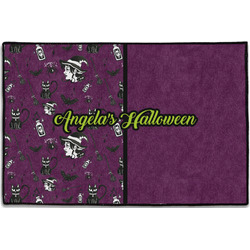 Witches On Halloween Door Mat - 36"x24" (Personalized)