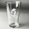 Witches On Halloween Pint Glass - Engraved (Single) (Personalized)