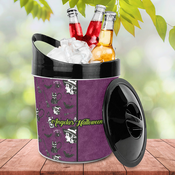 Witches On Halloween Plastic Ice Bucket - LIFESTYLE